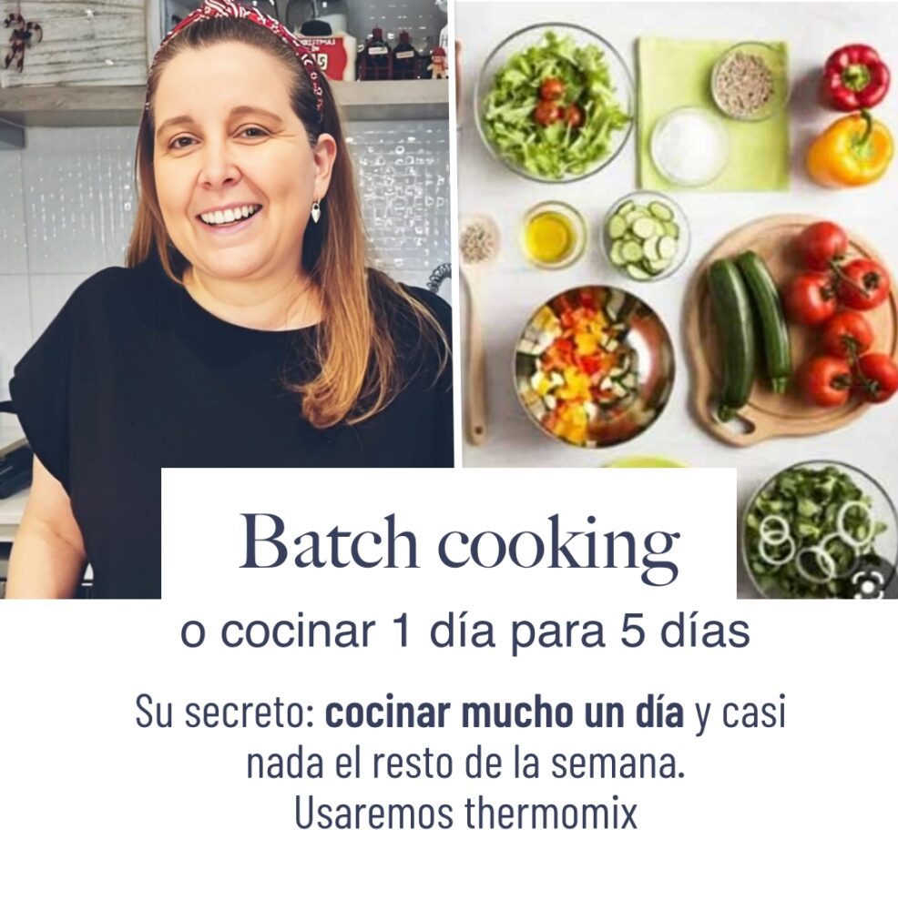 Comenzando con Batch cooking o cocinar en lotes