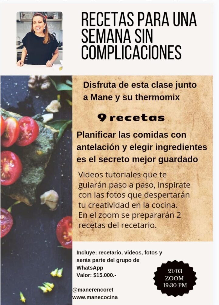 Recetas para una semana sin complicaciones