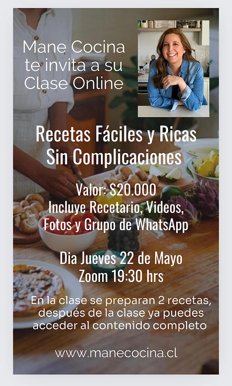 Recetas fáciles y ricas, sin complicaciones (Mayo 22)